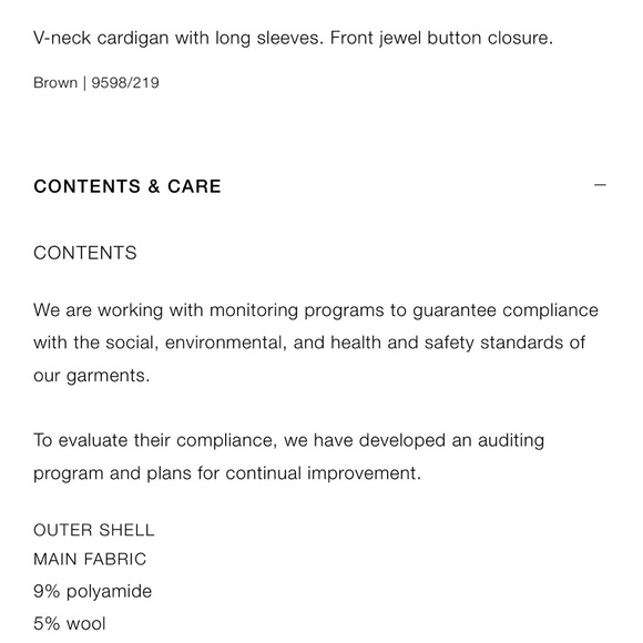 Women Zara V Neck Cardigan Size Small - Picture 6 of 8